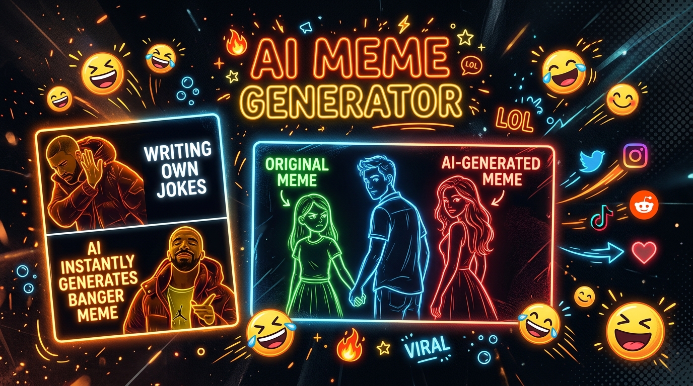 AI Meme Generator — creates viral, format-matched meme concepts for social media in seconds